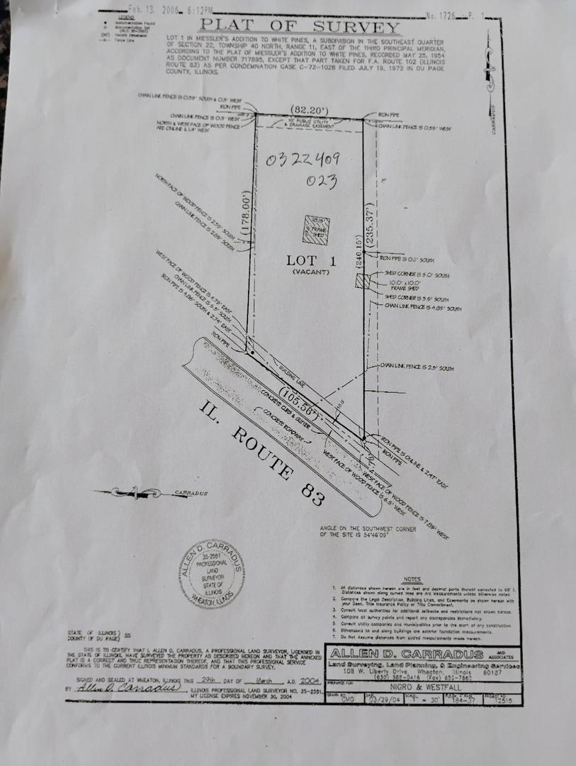 17W174LOT1 Woodland Ave, Bensenville, IL 60106