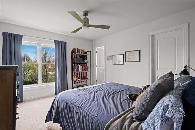 39W729 N Hathaway Ln, Geneva, IL 60134 - bedroom featuring a ceiling fan and carpet