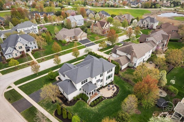 39W729 N Hathaway Ln, Geneva, IL 60134 - aerial view with a residential view