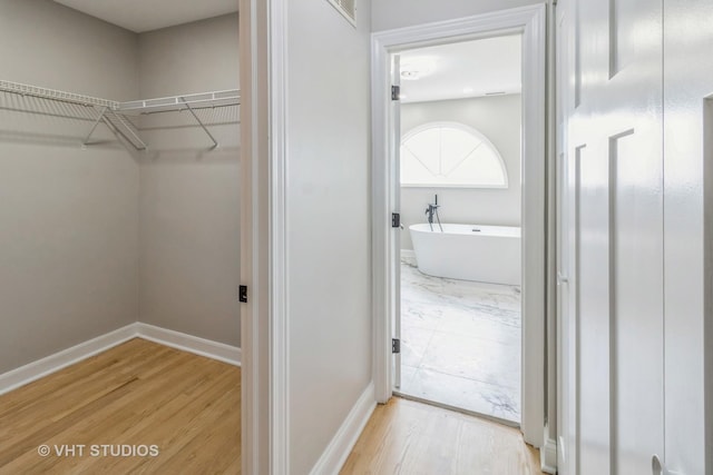 1188 Parkview Ct, Carol Stream, IL 60188 - spacious closet featuring light wood-style flooring