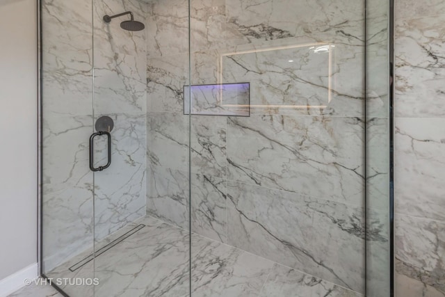 1188 Parkview Ct, Carol Stream, IL 60188 - full bathroom featuring a marble finish shower