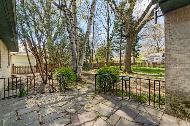 view of patio / terrace with fence private yard