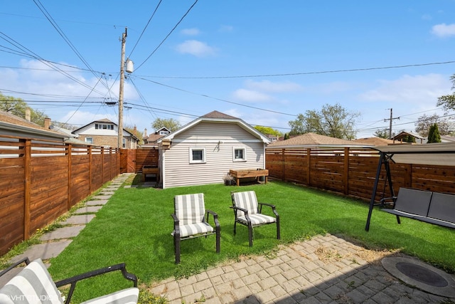 3211 Scoville Ave, Berwyn, IL 60402 - view of yard with a fenced backyard