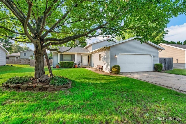 5214 Abbey Dr, Mchenry, IL 60050 - view of front of house featuring a garage and driveway
