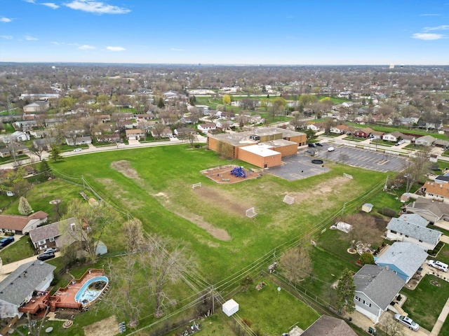 511 Freeman Ave, Streamwood, IL 60107 - bird's eye view with a residential view