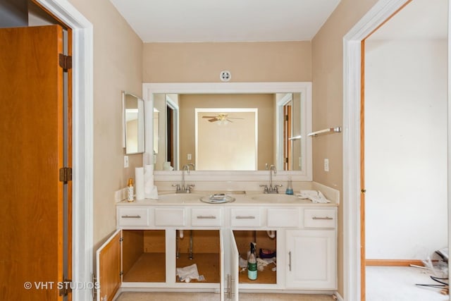 14252 S Hemingway Cir, Plainfield, IL 60544 - bathroom featuring a sink and double vanity