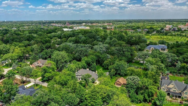 7S361 Arbor Dr, Naperville, IL 60540 - birds eye view of property with a wooded view
