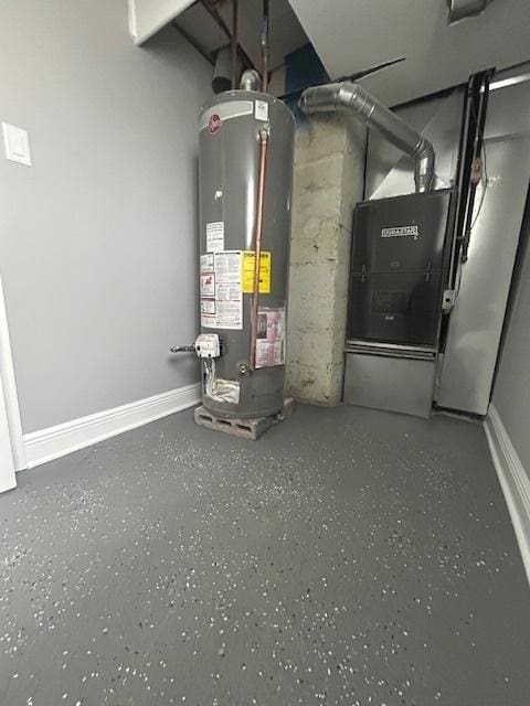 utilities with gas water heater