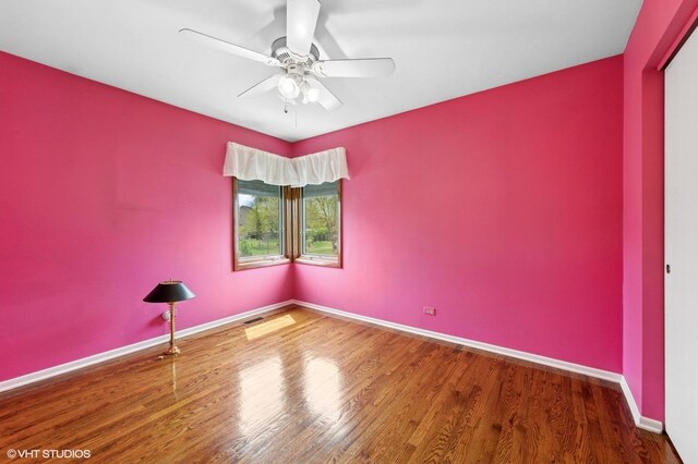 spacious closet featuring visible vents