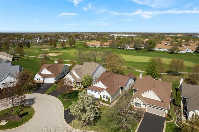 21600 W Larch Dr, Plainfield, IL 60544 - drone / aerial view featuring view of golf course and a residential view