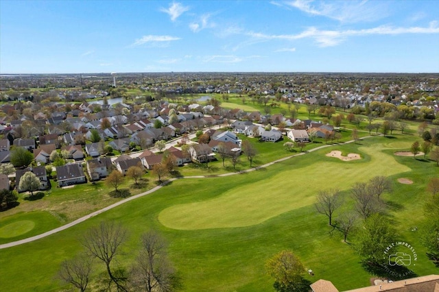 21600 W Larch Dr, Plainfield, IL 60544 - drone / aerial view with view of golf course and a residential view