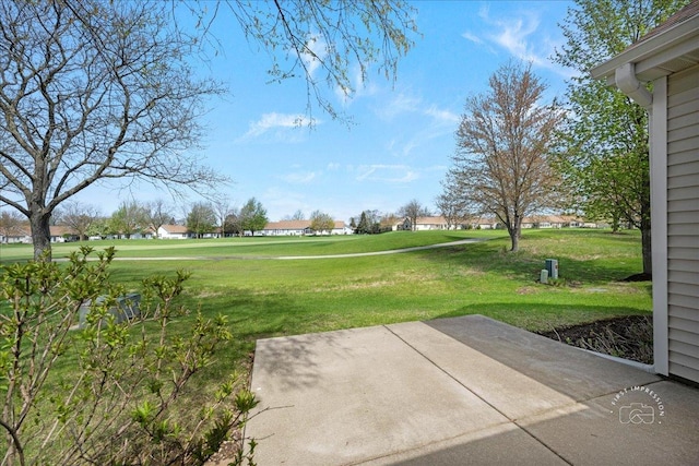 21600 W Larch Dr, Plainfield, IL 60544 - exterior space with a yard, a patio area, and a residential view