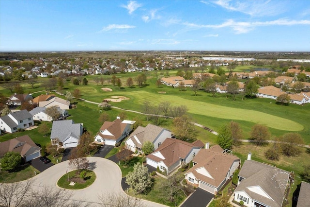 21600 W Larch Dr, Plainfield, IL 60544 - bird's eye view featuring golf course view and a residential view