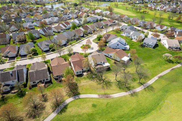 21600 W Larch Dr, Plainfield, IL 60544 - birds eye view of property with golf course view and a residential view