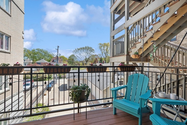 1935 Sherman Ave Unit 2N, Evanston, IL 60201 - deck with stairs