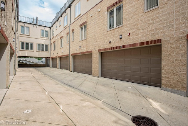 exterior space featuring driveway