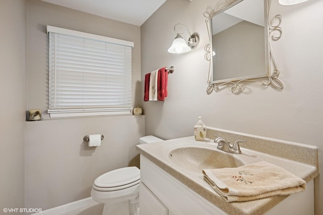 310 N Lytle Dr, Palatine, IL 60074 - bathroom with toilet and vanity