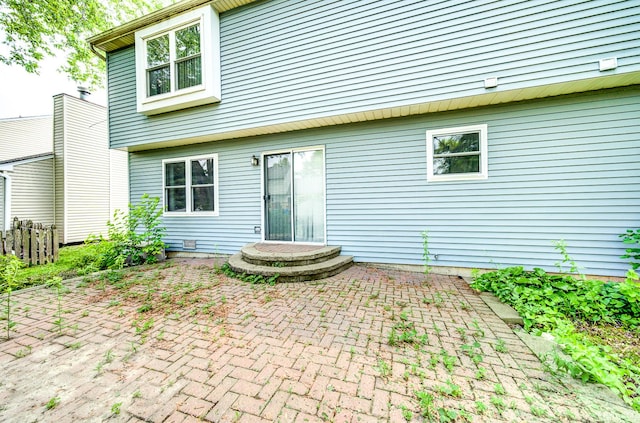 2860 Bridgeport Ln, Aurora, IL 60504 - back of house featuring a patio
