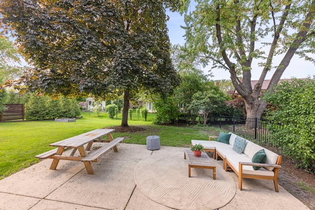 542 Stafford Ln, Glen Ellyn, IL 60137 - view of patio / terrace featuring outdoor lounge area and outdoor dining area