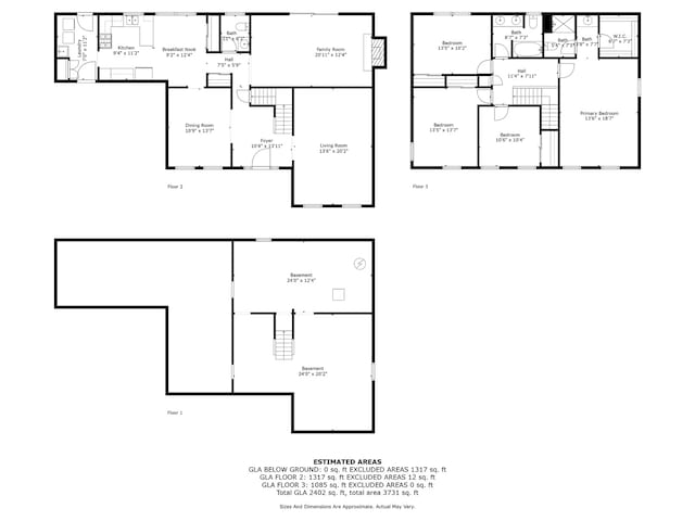 542 Stafford Ln, Glen Ellyn, IL 60137 - room layout