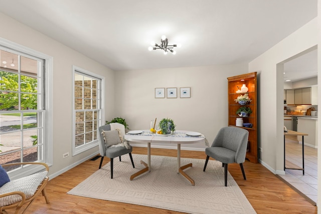 542 Stafford Ln, Glen Ellyn, IL 60137 - office space with plenty of natural light, baseboards, and light wood-style floors