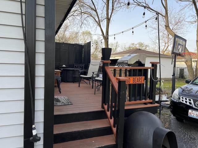view of deck