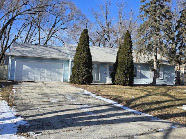 15016 S Holiday Ct, Orland Park, IL 60462 - view of front of house featuring concrete driveway, an attached garage, and a front yard