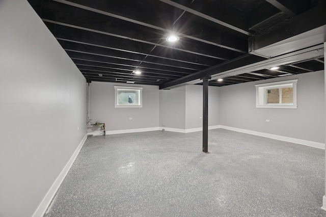 3141 Harvey Ave, Berwyn, IL 60402 - basement with baseboards and a healthy amount of sunlight