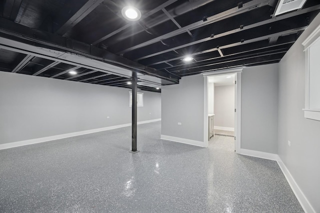 3141 Harvey Ave, Berwyn, IL 60402 - finished basement featuring baseboards