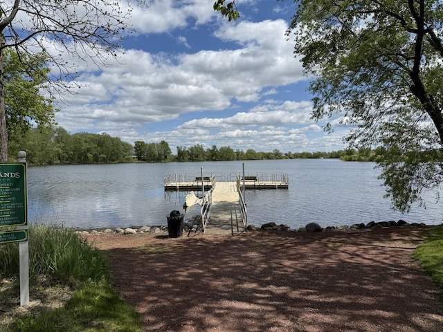 1840 Tall Oaks Dr, Antioch, IL 60002 - dock area featuring a water view