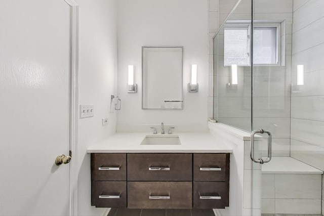 512 N Claremont Ave Unit 2, Chicago, IL 60612 - full bath featuring vanity and a shower stall