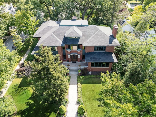 4019 Howard Ave, Western Springs, IL 60558 - aerial view of property and surrounding area