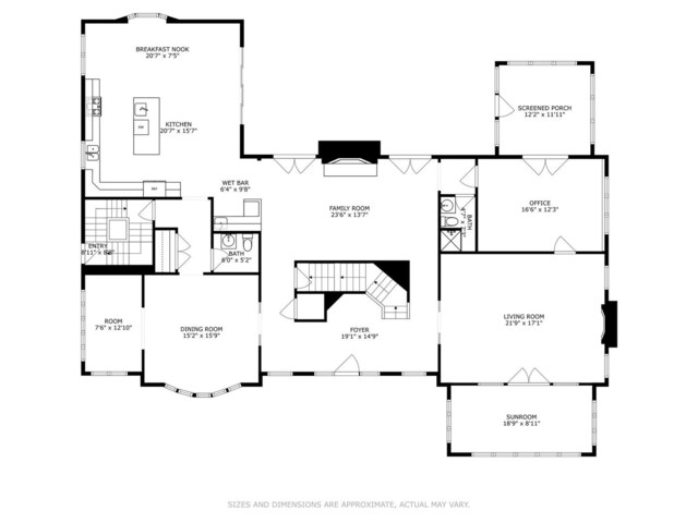 4019 Howard Ave, Western Springs, IL 60558 - floor plan / room layout