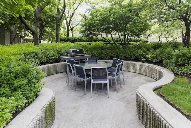 view of patio / terrace with outdoor dining area