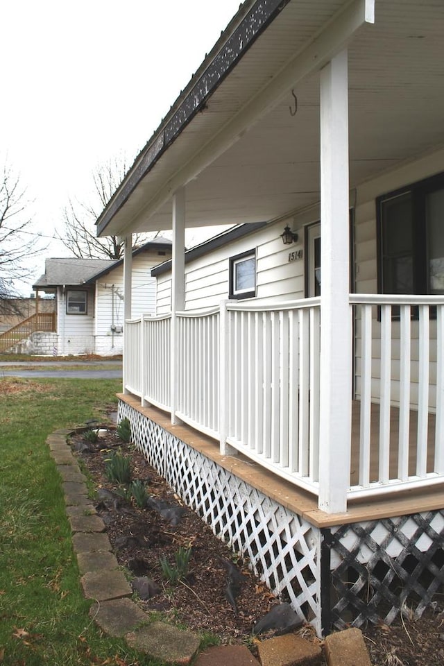 1514 173rd St, East Hazel Crest, IL 60429 - view of wooden deck