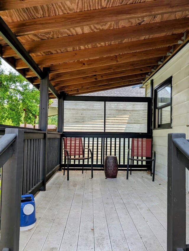 1514 173rd St, East Hazel Crest, IL 60429 - view of wooden terrace