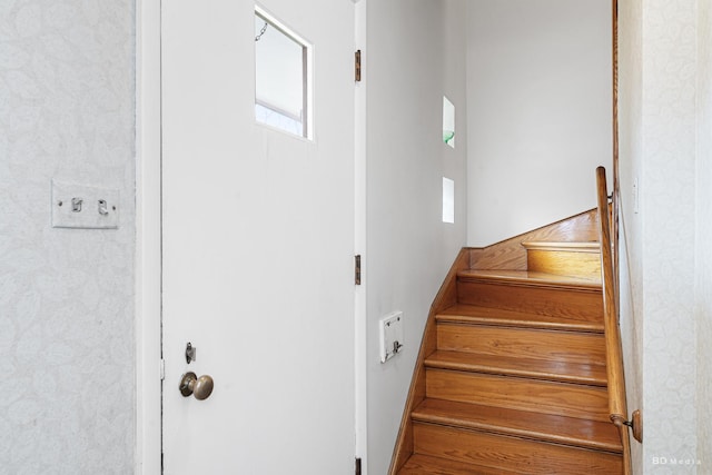 view of staircase
