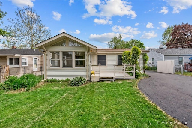 502 Everett Ave, Crystal Lake, IL 60014 - view of front of home featuring a wooden deck