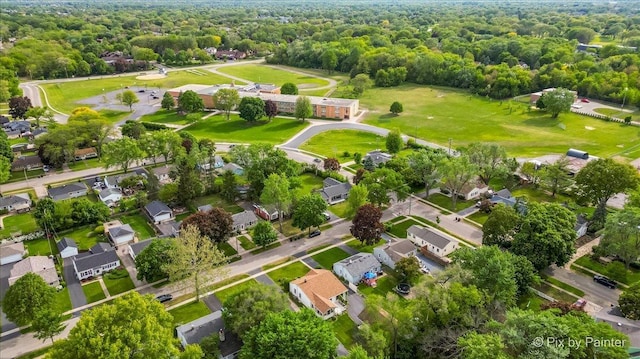 502 Everett Ave, Crystal Lake, IL 60014 - aerial overview of property's location featuring nearby suburban area and a forest