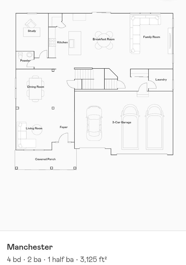 1852 Chandolin Ln, Elgin, IL 60124 - floor plan