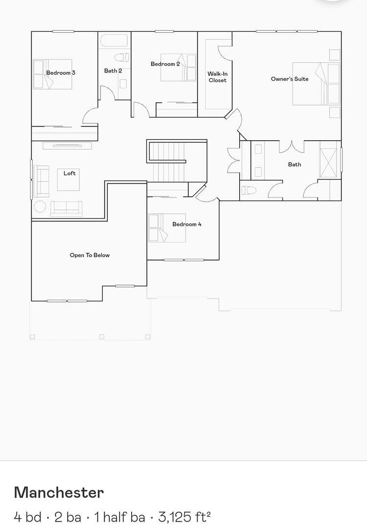 1852 Chandolin Ln, Elgin, IL 60124 - floor plan