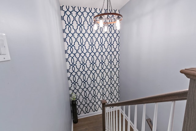 1137 Griffith Rd, Lake Forest, IL 60045 - staircase featuring wood finished floors