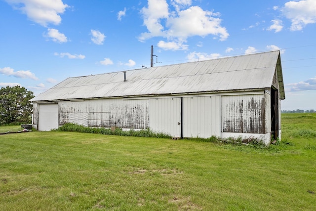 13459 N Tower Rd N, Lee, IL 60530 - view of pole building with a yard