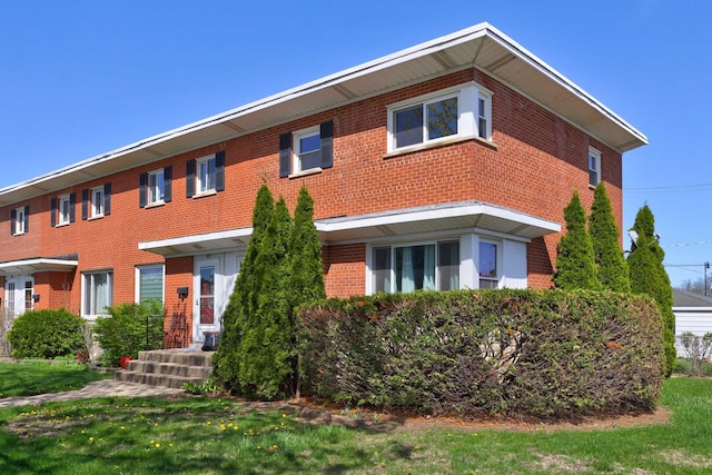 479 Oak St, Des Plaines, IL 60016 - view of front of home with a front lawn and brick siding