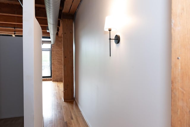 1250 W Van Buren St Unit 202, Chicago, IL 60607 - corridor with wood finished floors and baseboards