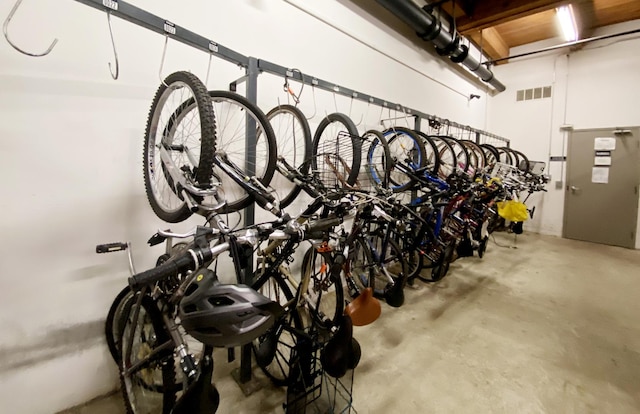 1250 W Van Buren St Unit 202, Chicago, IL 60607 - garage featuring bike storage