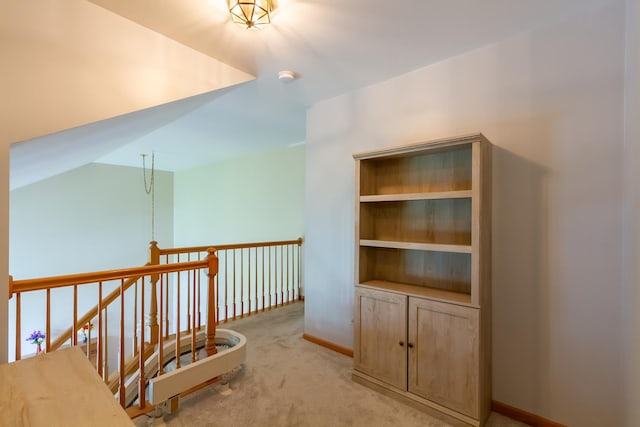 534 Philip Dr, Bartlett, IL 60103 - hallway featuring light colored carpet and baseboards