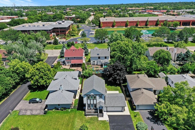 birds eye view of property featuring a residential view
