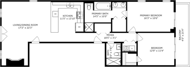 531 N Racine Ave Unit 3, Chicago, IL 60622 - floor plan / room layout