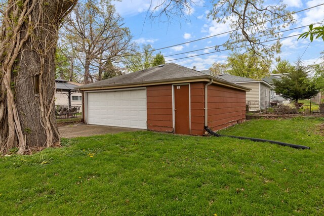 420 N Hebbard St, Joliet, IL 60432 - view of detached garage
